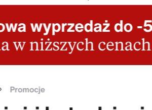 Zimowa wyprzedaż do -50%