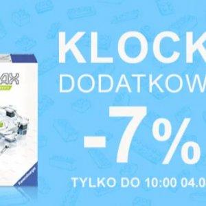 Klocki — dodatkowy rabat 7%