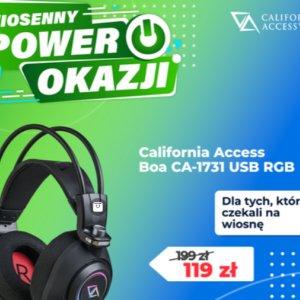 -80zł za słuchawki California Access Boa