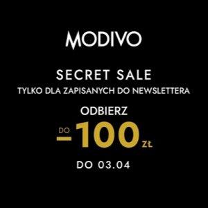 Secret Sale tylko dla zapisanych do newslettera Modivo do -100 zł