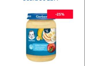 Obiadki i deserki marki Gerber do -25%