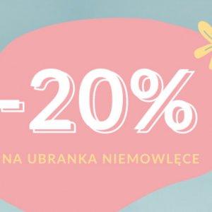 -20% na ubrania niemowlęce