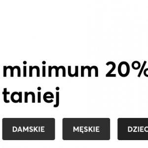 Promocja - minimum 20% taniej