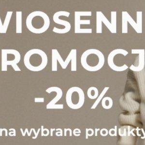 Promocja -20% na wybrane produkty