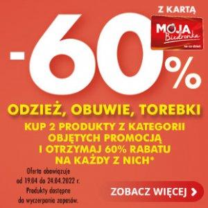 Odzież, obuwie i torebki w Biedronce -60%