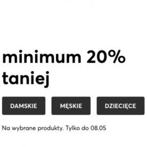 Wybrane produkty minimum 20% taniej