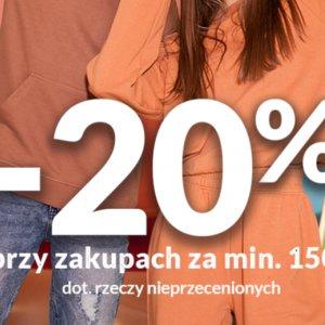 -20% taniej odzież dzięcięca