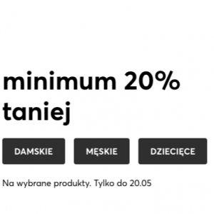 -20% na wybrane obuwie