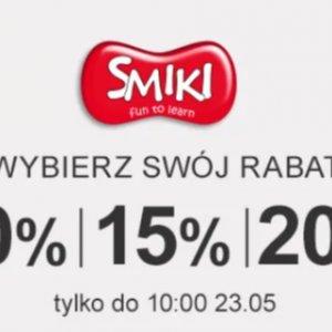 SMIKI wybierz swój rabat 10% 15% 20%