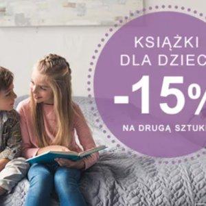 Książki dla dzieci - druga, tańsza sztuka -15%