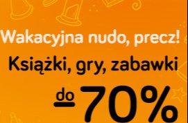 Książki, komiksy, gry, zabawki do -70%