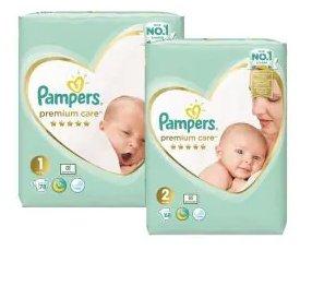 Pampers Premium Care 1+2