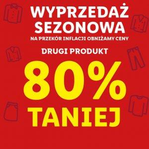 Sezonowa wyprzedaż w Lidlu - drugi produkt -80%