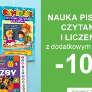 Rabat -10% na produkty do nauki pisania, czytania i liczenia