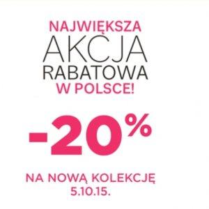 -20% na nową kolekcję!
