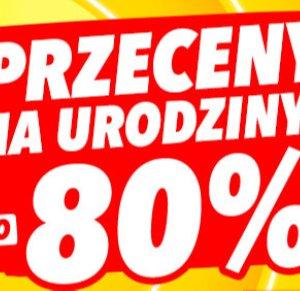 Urodzinowe przeceny nawet do -80%