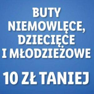 Buty niemowlęce, dziecięce, młodzieżowe taniej