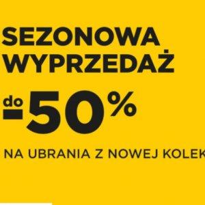 Sezonowa wyprzedaż na najnowszą kolekcję do -50%