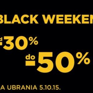 Black weekend od -30% do -50%