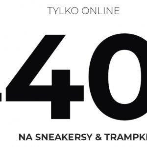 -40% na sneakersy i trampki