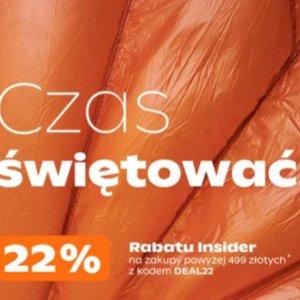 Promocja -22% Rabatu Insider