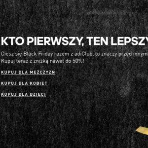 Black Friday razem z adiClub -50%