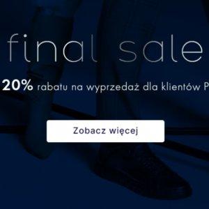 Extra 20% rabatu na wyprzedaży