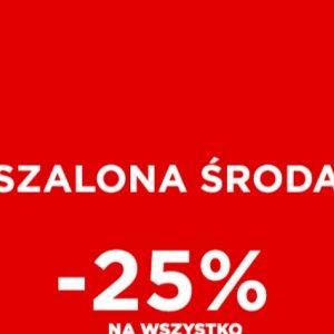 Szalona środa -25%