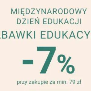 Zabawki edukacyjne -7%