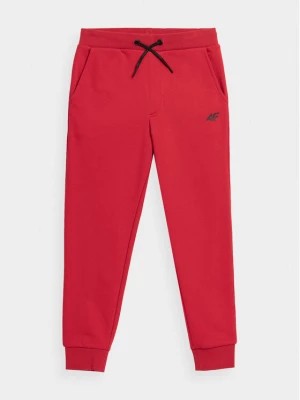 Zdjęcie produktu 4F Spodnie dresowe 4FJAW23TTROM411 Czerwony Regular Fit