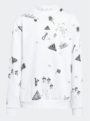 Zdjęcie produktu adidas Bluza Brand Love Allover Print IA1575 Biały Loose Fit