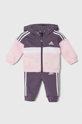 Zdjęcie produktu adidas dres niemowlęcy kolor fioletowy Adidas
