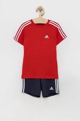Zdjęcie produktu adidas komplet bawełniany dziecięcy HF1905 kolor czerwony Adidas