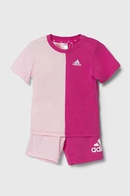 Zdjęcie produktu adidas komplet dziecięcy kolor różowy Adidas