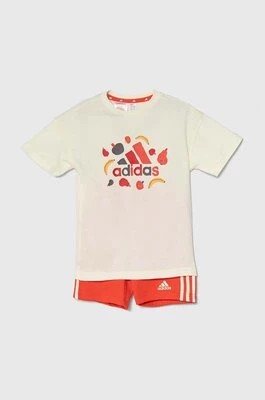 Zdjęcie produktu adidas komplet niemowlęcy kolor czerwony Adidas