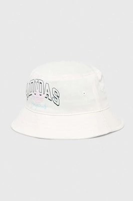 Zdjęcie produktu adidas Originals kapelusz bawełniany dziecięcy kolor biały bawełniany