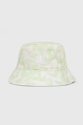Zdjęcie produktu adidas Originals kapelusz bawełniany kolor zielony bawełniany