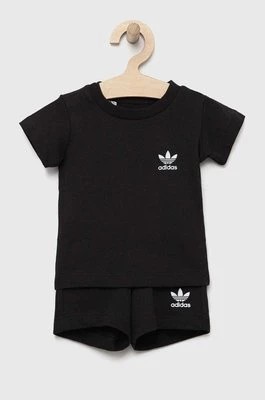 Zdjęcie produktu adidas Originals komplet bawełniany niemowlęcy kolor czarny