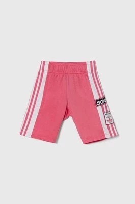 Zdjęcie produktu adidas Originals szorty dziecięce kolor różowy wzorzyste