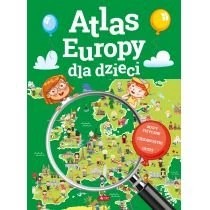 Zdjęcie produktu Atlas Europy dla dzieci. Mapy fizyczne. Ciekawostki. Quizy Troy