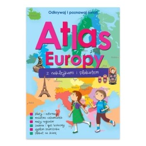 Zdjęcie produktu Atlas Europy z naklejkami i plakatem