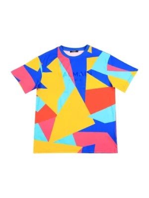 Zdjęcie produktu Balmain, Koszulka z Okrągłym Logo dla Chłopców Blue, male,