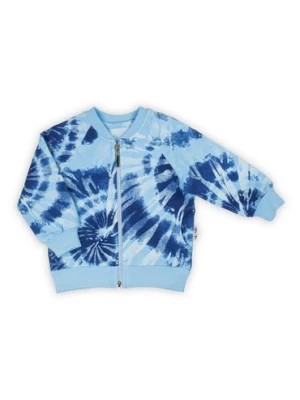 Zdjęcie produktu Bawełniana bluza chłopięca we wzory niebieska Nicol