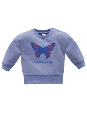 Zdjęcie produktu Bawełniana bluza dziewczęca Imagine lawenda z motylem Pinokio