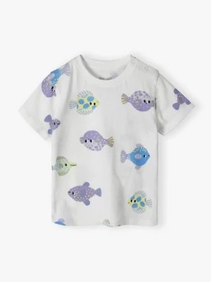 Zdjęcie produktu Bawełniana bluzka niemowlęca w rybki - 5.10.15.