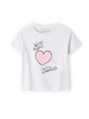 Zdjęcie produktu Bawełniana koszulka dla niemowlaka z nadrukiem Minoti