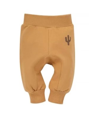 Zdjęcie produktu Bawełniane spodnie chłopięce żółte Pinokio