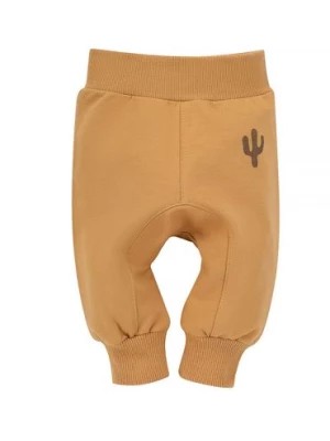 Zdjęcie produktu Bawełniane spodnie niemowlęce żółte Pinokio