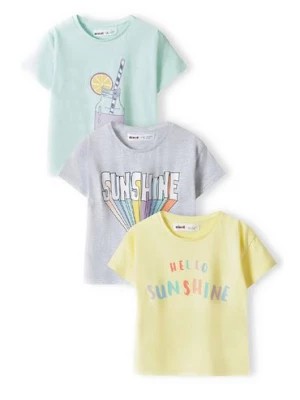 Zdjęcie produktu Bawełniany t-shirt dla niemowlaka 3-pack Minoti