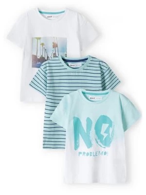 Zdjęcie produktu Bawełniany t-shirt dla niemowlaka 3-pak Minoti